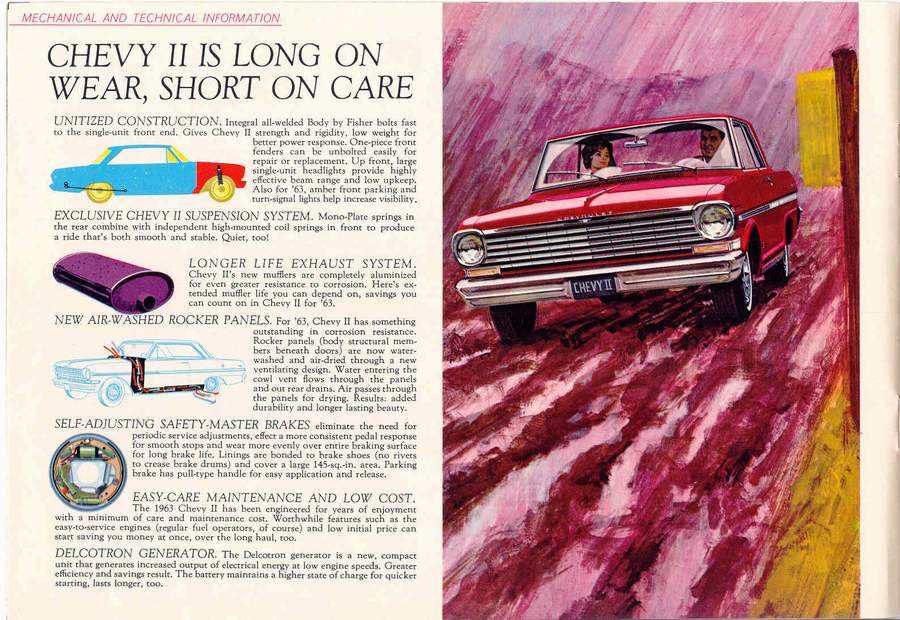 1963 Chevrolet Chevy II Brochure Page 1